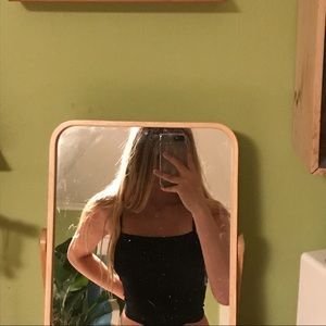 Black tank top from BRANDY MELVILLE 😆😆